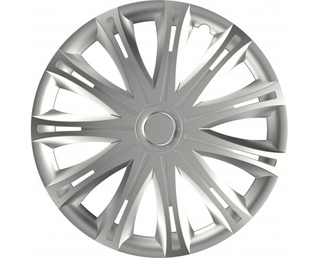 4-piece Wheel täck Spark Silver 14 Inch