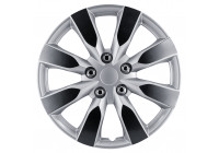 4-piece Wheel täcka Arkansas 15-tums silver / brons