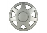 4-piece Wheel täcka Florida 15-tums silver