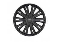 4-piece Wheel täcka Giga 14-tums matt svart