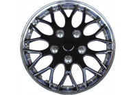 4-piece Wheel täcka Missouri 16-tums krom / svart