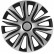 4-piece Wheel täcka Nardo 14-tums silver / svart