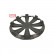 4-piece Wheel täcka Silverstone Pro 17-tum gun-metall + krom ring, miniatyr 2