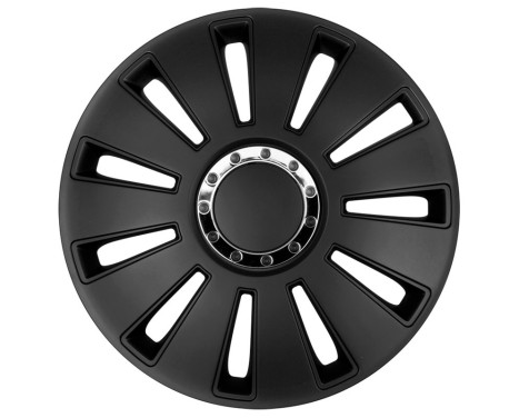 4-piece Wheel täcka Silverstone Pro svart 17-tums, bild 2