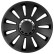 4-piece Wheel täcka Silverstone Pro svart 17-tums, miniatyr 2