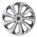 4-piece Wheel täcka Sparco Sicilia 14-tums silver / grå / kol