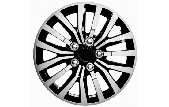AutoStyle 4-delat premium-navigeringsset - Texas 15-tum - Silver/Svart