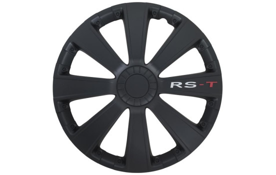 Hjulkapselsats RS-T 14-tums svart