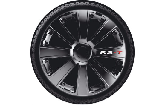 Hjulkapselsats RS-T 14-tums svart, bild 4