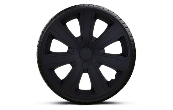 Hjulkapselsats Tenzo 15-tums svart, bild 2