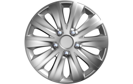 Hjulkapslar rapide NC Silver 15 tum