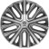 Sparco Modena navkapslar - 16 tum - grå/silver - set om 4
