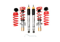 H&R Coilover-sats i rostfritt stål, dubbelrör, version 1, lämplig för Opel Corsa F och Peugeot 208