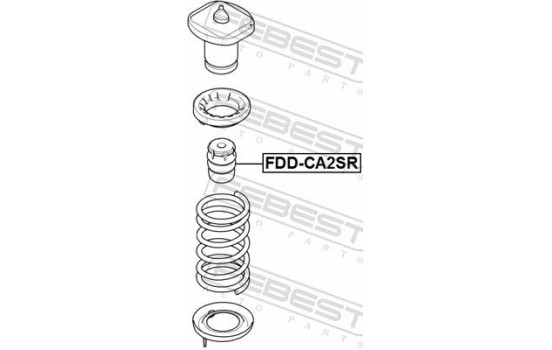 Gummibuffert, fjädring, bild 2