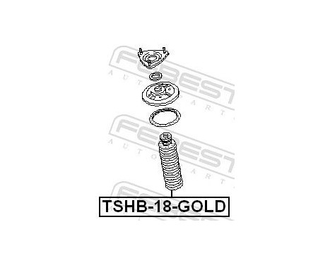 Skyddskåpa/bälg, stötdämpare, bild 2