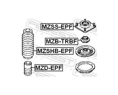 Montering, stötdämpare