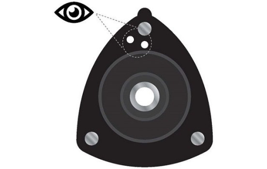 Rep.sats fjäderbensstödlager SM1025 Kayaba, bild 3