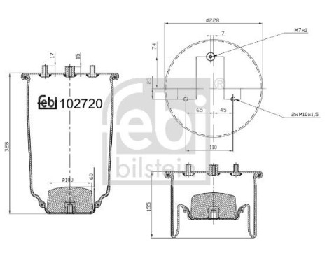 Bälgar, luftfjädring, bild 2