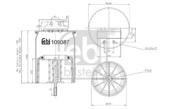 Fjäderbälg, luftfjädring