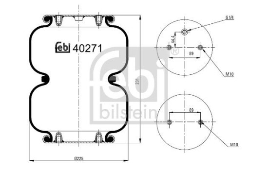 Fjäderbälg, luftfjädring