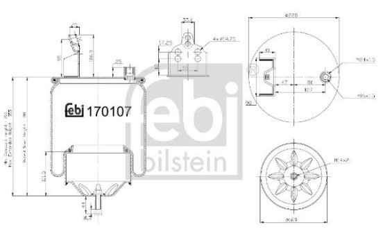 Fjäderbälg, luftfjädring
