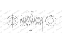 Spiralfjäder MONROE OESpectrum SPRINGS SP2406