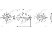 Spiralfjäder MONROE OESpectrum SPRINGS SP3513