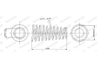 Spiralfjäder MONROE OESpectrum SPRINGS SP3689