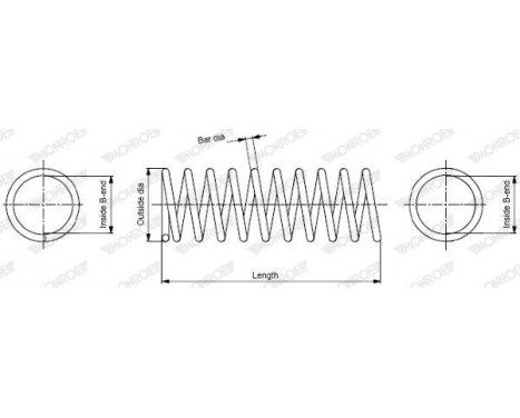 Spiralfjäder MONROE SPRINGS SE2354, bild 2