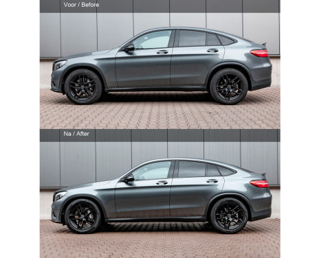 H & R sänksfjädrar Mercedes GLC 4WD bensin 2015-VA25 / AA40mm, bild 3