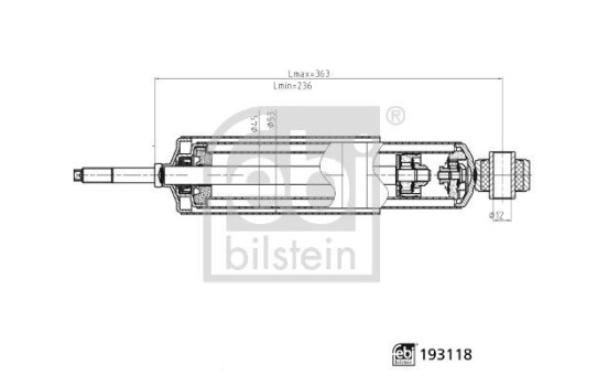 Stötdämpare 193118 FEBI