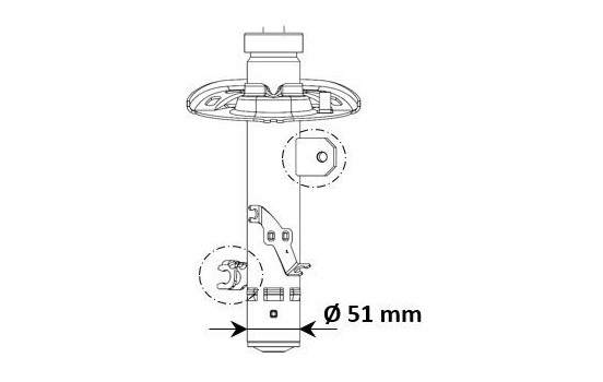 Stötdämpare Excel-G 3338014 Kayaba, bild 2