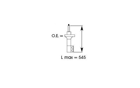 Stötdämpare Excel-G 334252 Kayaba, bild 2