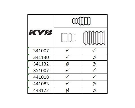 Stötdämpare Excel-G 341130 Kayaba, bild 2