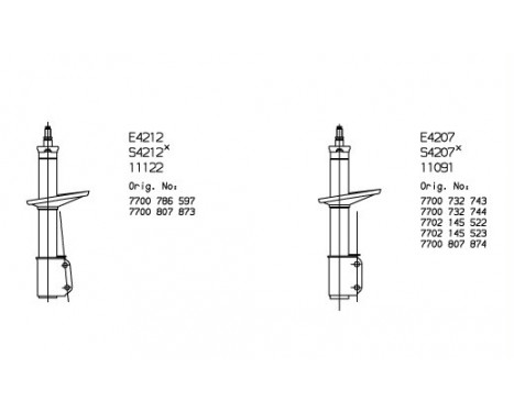 Stötdämpare MONROE ORIGINAL 11091
