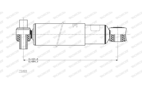 Stötdämpare T5469 Monroe