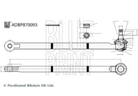 Dragstångsände ADBP870093 Blue Print