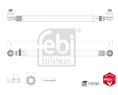 Parallelstag, styrning ProKit 175161 FEBI, bild 2