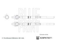 Spårstång (utan kulled) ADBP870071 Blue Print