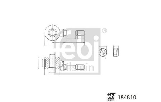 Stabilisatorstång 184810 FEBI