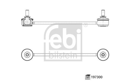 Stabilisatorstång 197300 FEBI