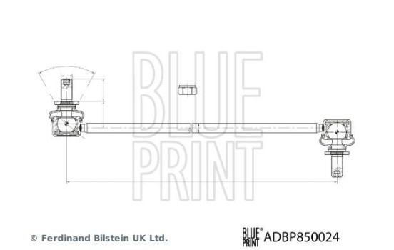 Stabilisatorstång ADBP850024 Blue Print