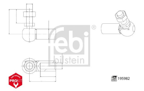 Axelkopplingsdel 195982 FEBI