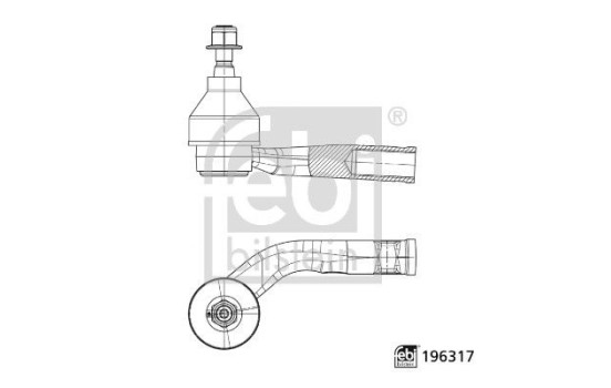 Dragstångsände 196317 FEBI