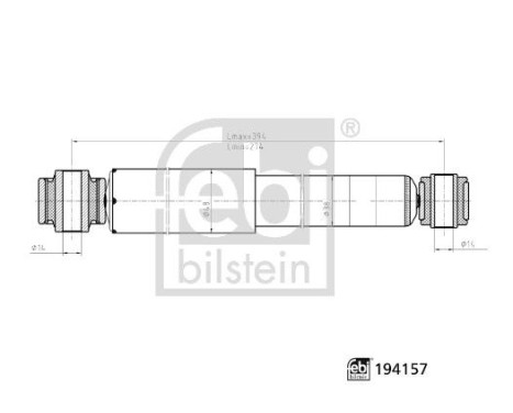 Amortisseur 194157 FEBI