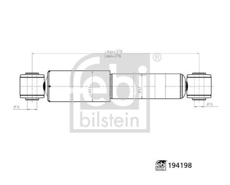 Amortisseur 194198 FEBI