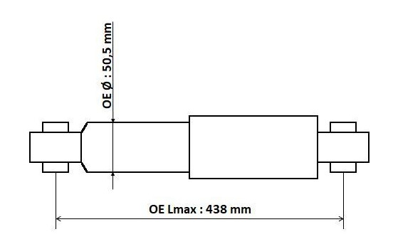 Amortisseur Excel-G 345701 Kayaba, Image 2