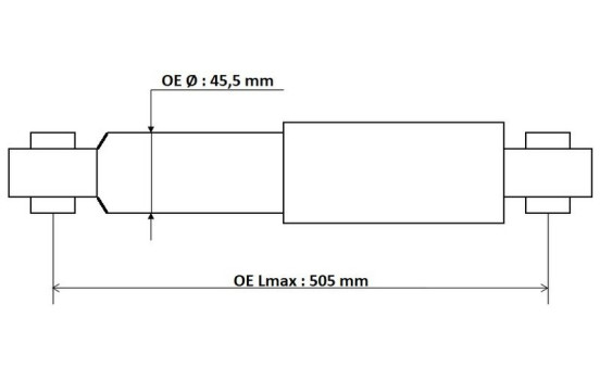 Amortisseur Excel-G 349045 Kayaba, Image 2