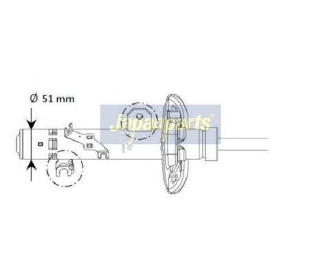 Amortisseur MM-01131 Japanparts