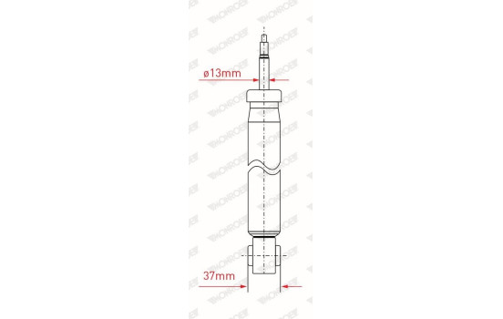 Amortisseur MONROE ORIGINAL (Gas Technology) G1057, Image 6